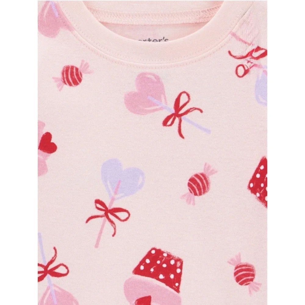 Carter's Child of Mine Toddler Size 2T Valentine's Pajama 2-Piece Set NWT